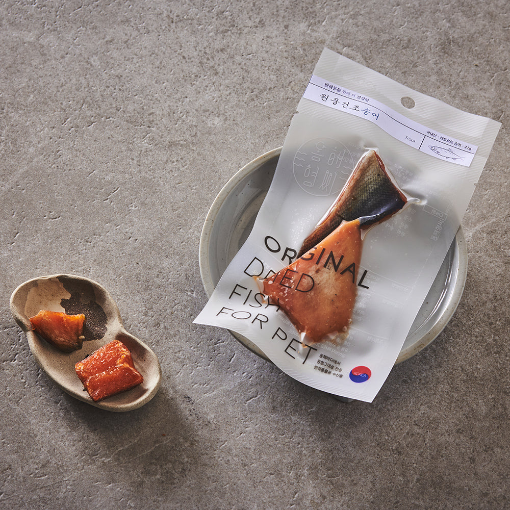 East Sea Brother | Premium Half-Dried Trout for Cats & Dogs