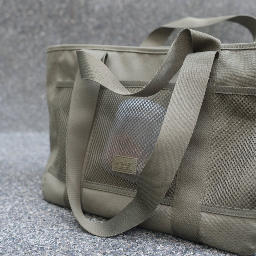 Lambwolf Collective | Subway Pet Carrier, Fern | Suitable for Cats, Rabbits & Small Dog Breeds