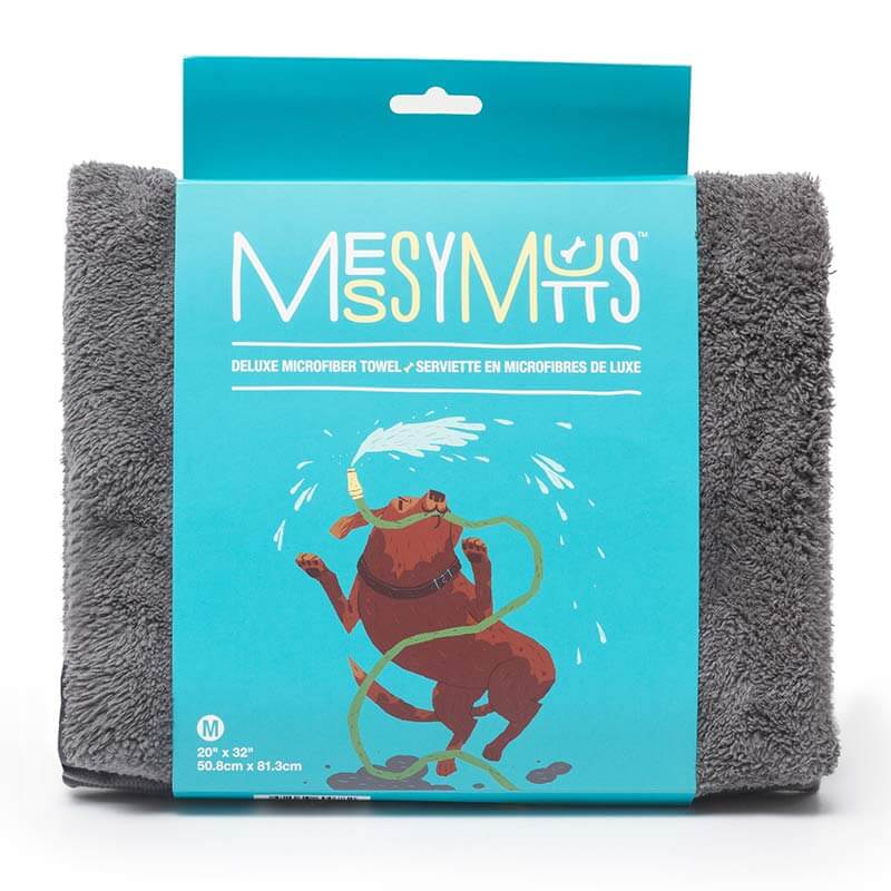 Messy Mutts Microfiber Ultra Soft Towel with Hand Pockets