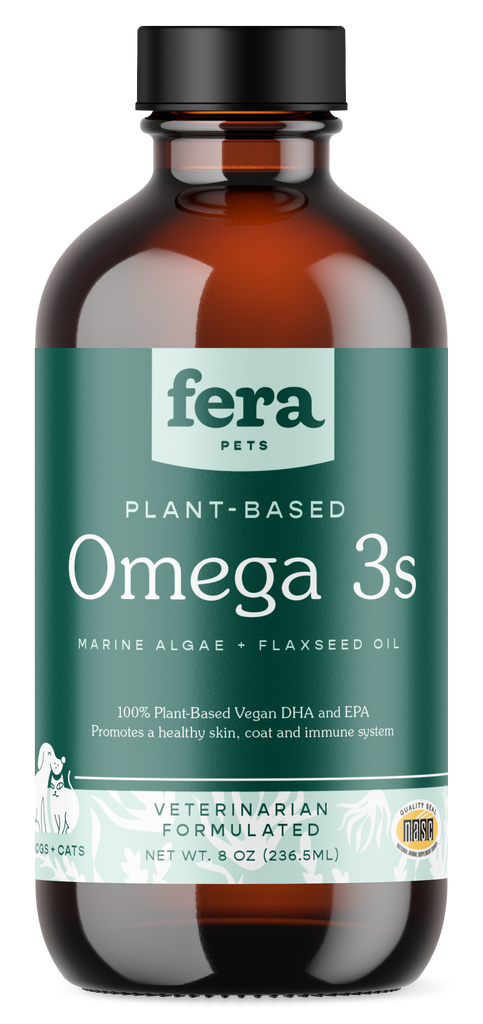 Fera Pets, Vegan Omega-3s Algae Oil for Dogs and Cats