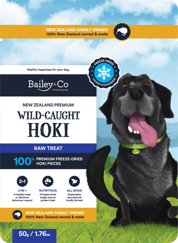 Bailey+Co | New Zealand Premium Wild Caught Hoki Freeze Dried Raw Treat 50g