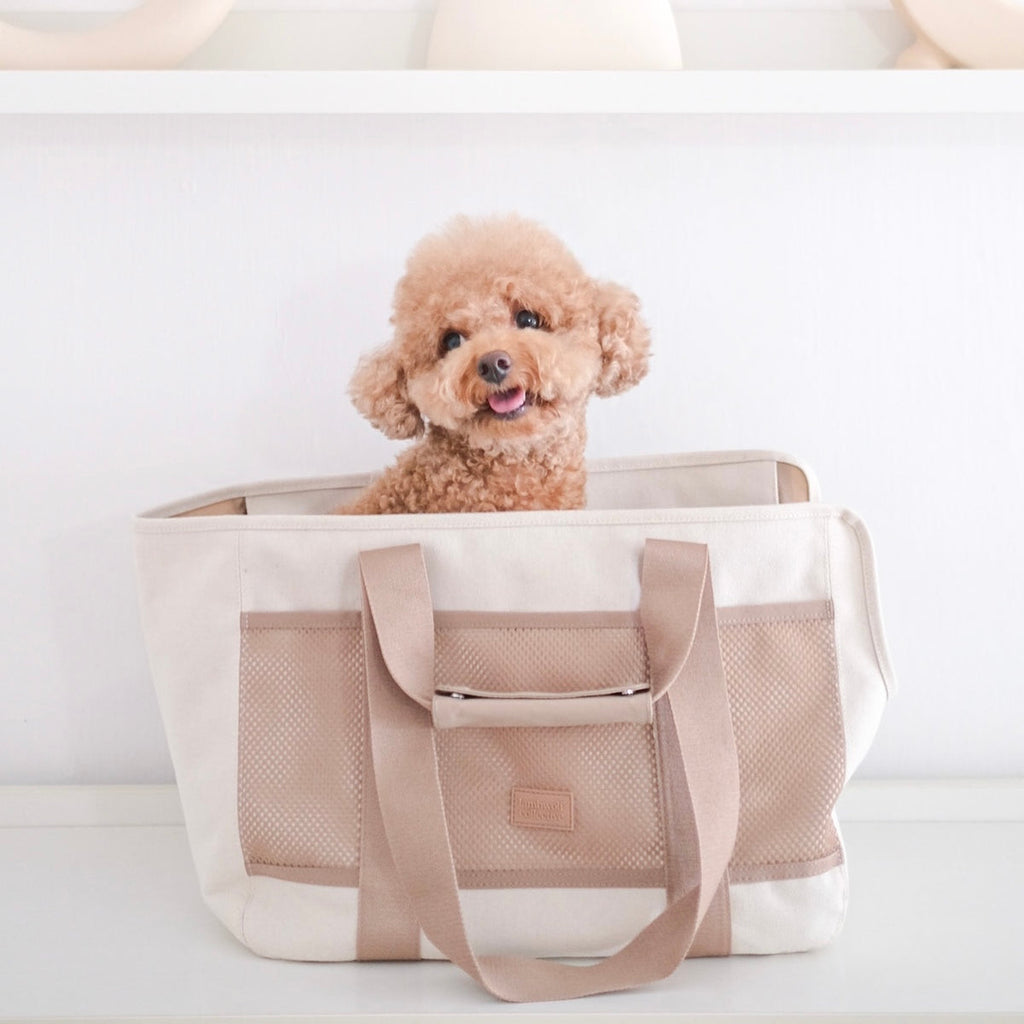 Lambwolf Collective | Subway Pet Carrier, Camel | Suitable for Cats, Rabbits & Small Dog Breeds