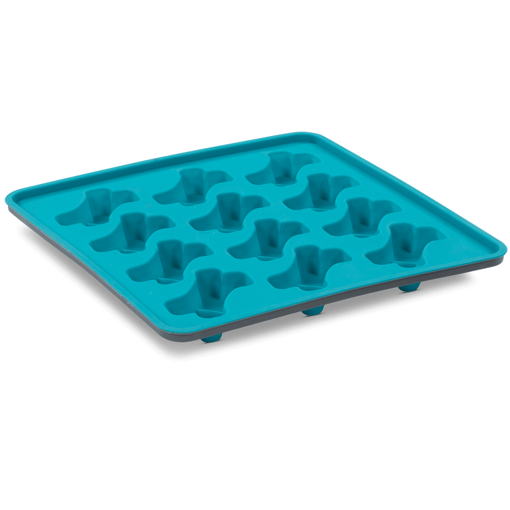 Messy Mutts Framed "Spill Resistant" Silicone Treat Mold, Blue