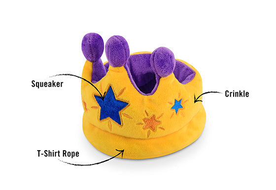 P.L.A.Y. Canine Crown Squeaky Plush Toy