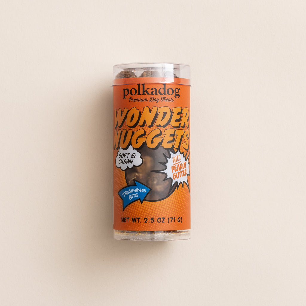 Polkadog Wonder Nuggets Soft & Chewy Training Treats, Peanut Butter