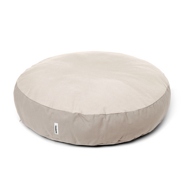 Tadazhi Poespas Round Dog Bed, Sand | Organic Cotton