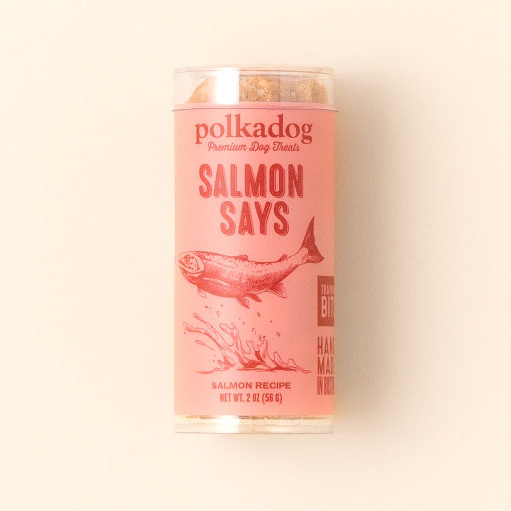 Polkadog Salmon Says Training Bits for Cats & Dogs