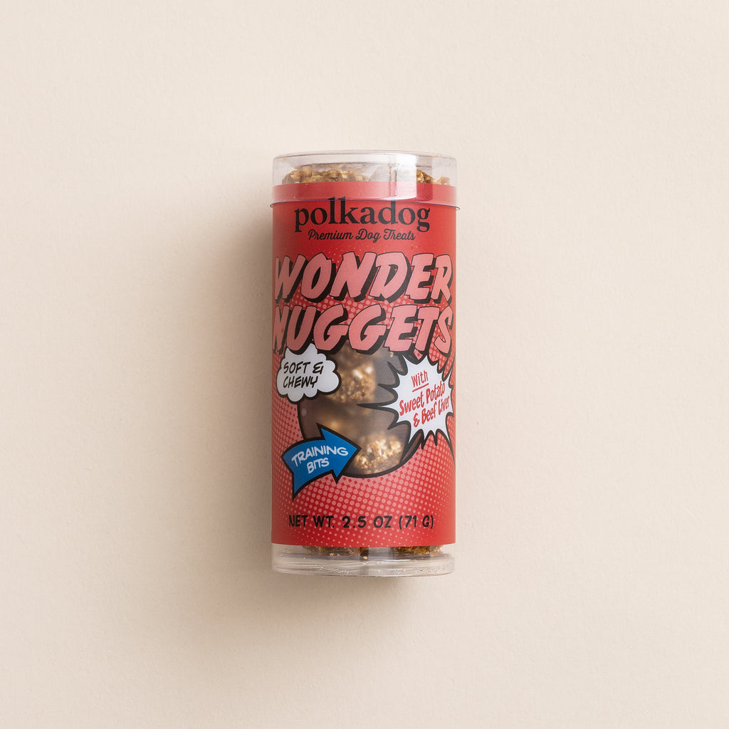 Polkadog Wonder Nuggets Soft & Chewy Training Treats, Sweet Potato & Beef