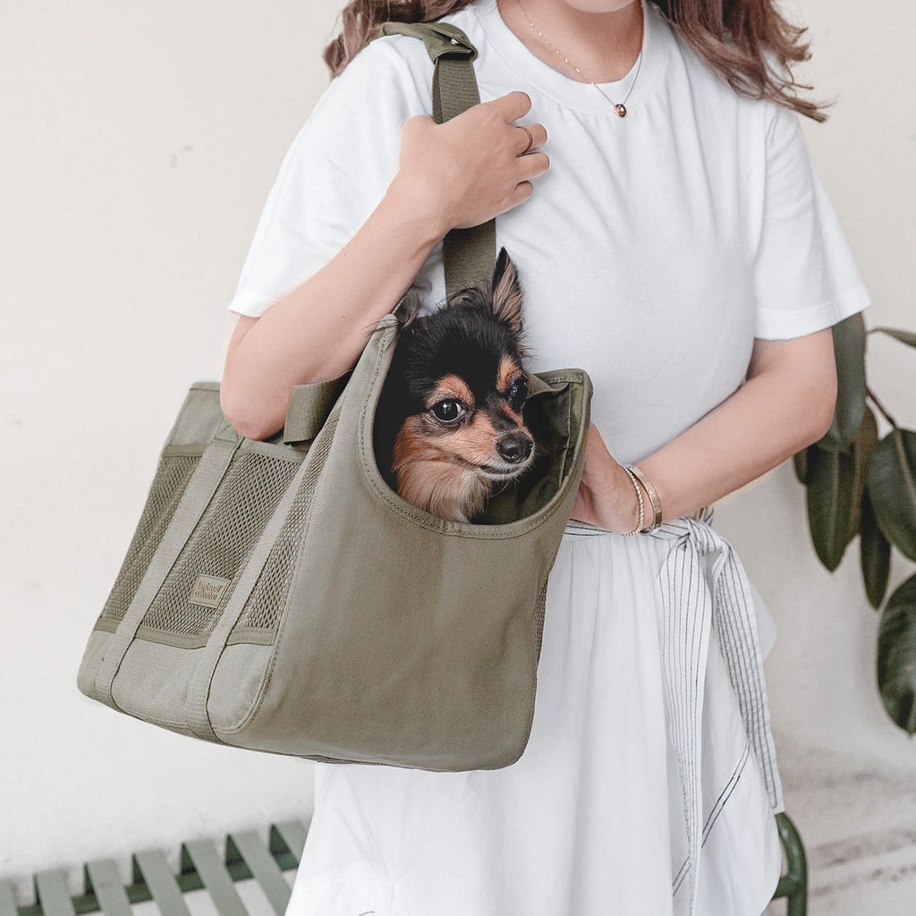 Lambwolf Collective | Subway Pet Carrier, Fern | Suitable for Cats, Rabbits & Small Dog Breeds