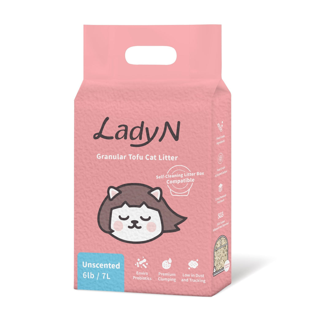 Lady N Tofu Cat Litter, Granular, Unscented