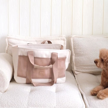 Lambwolf Collective | Subway Pet Carrier, Camel | Suitable for Cats, Rabbits & Small Dog Breeds